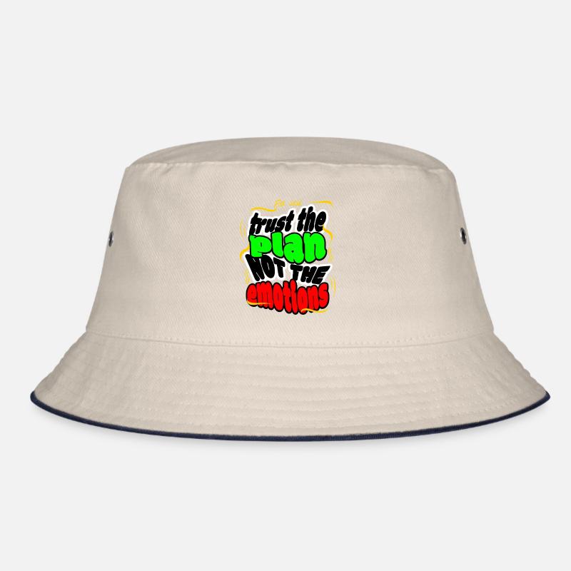 Trust The Plan Not The Emotions Bucket Hat
