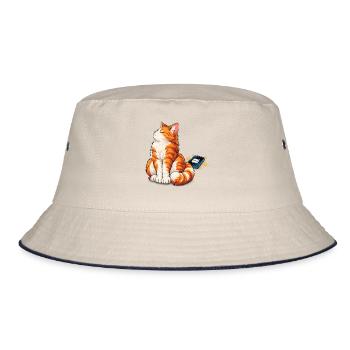 "Gleich antworten" ist kein gültiger Befehl - Bucket Hat - Natur/Navy - Vorne