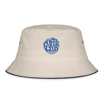 Coffee Club - Bucket Hat - Natur/Navy - Vorne