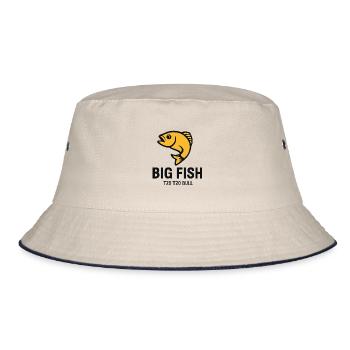 Big Fish - Bucket Hat - Natur/Navy - Vorne