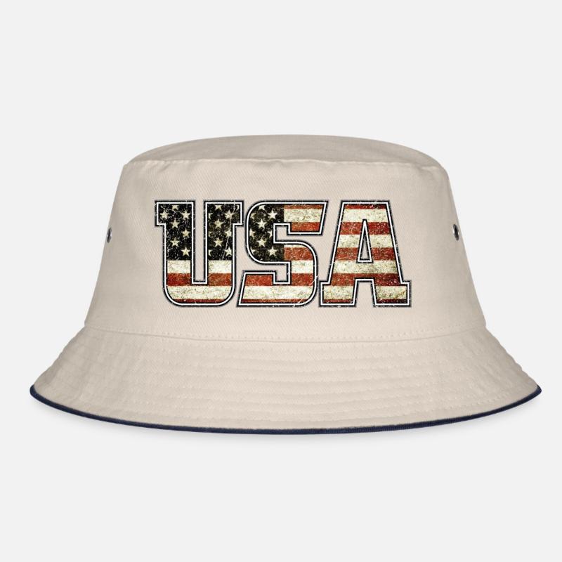 USA Flag Typo (à l'ancienne) Bob