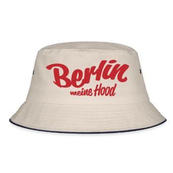 Berlin my hood - Bucket Hat - ecru/navy - Front