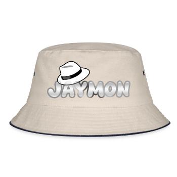 Hut Jaymon - Bucket Hat - Natur/Navy - Vorne