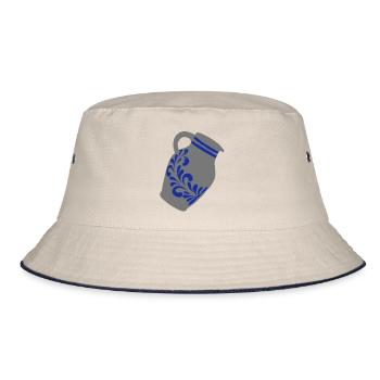 HESSEN BEMBEL - FRANKFURTER APFELWEIN BEMBEL - Bucket Hat - Natur/Navy - Vorne