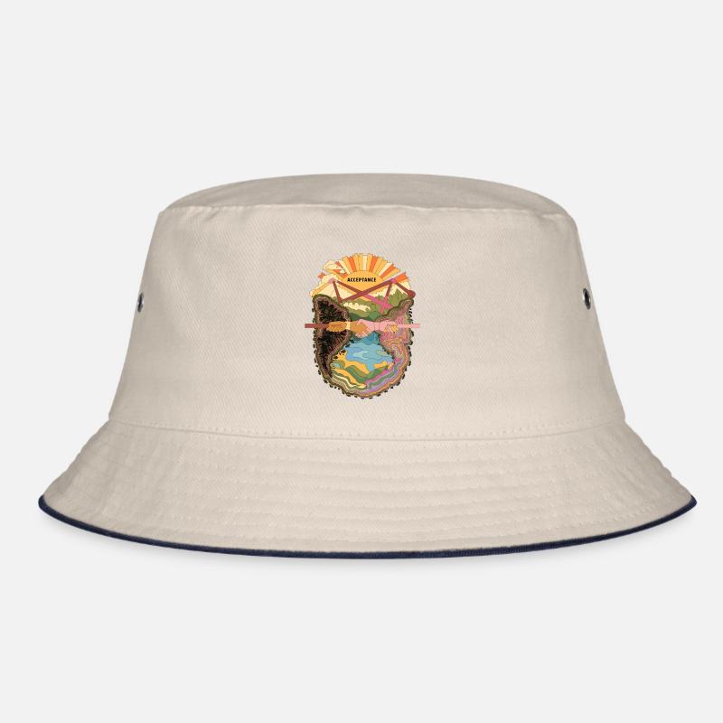 Acceptance and Unity - Embracing Diversity Artwork Bucket Hat