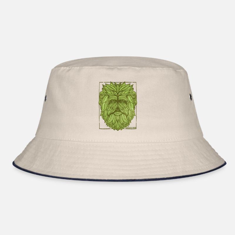 Mystical tree face design Bucket Hat