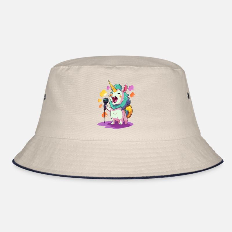 Singendes Einhorn Bühnenperformer Bucket Hat