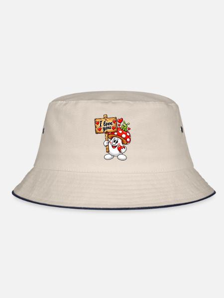 file_000000008ea0820ab2cf87557d66a6ce - Bucket Hat - Natur/Navy