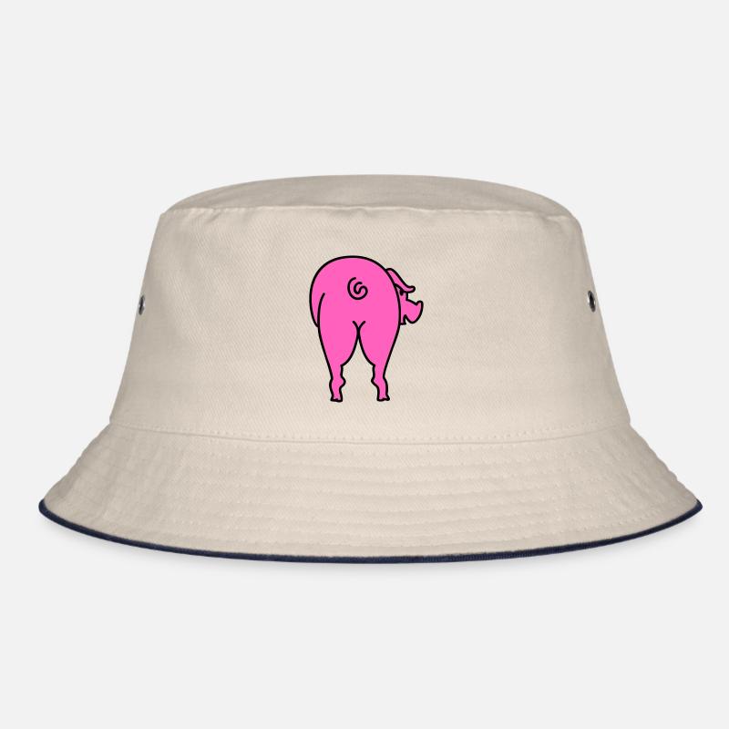 Pigs backside / Schwein von hinten (2c) Bucket Hat