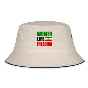 Women life freedom - Bob - blanc cassé/bleu marine - Devant