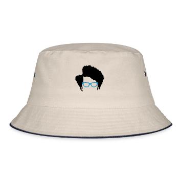 Moss IT-Crowd - Bucket Hat - ecru/navy - Front