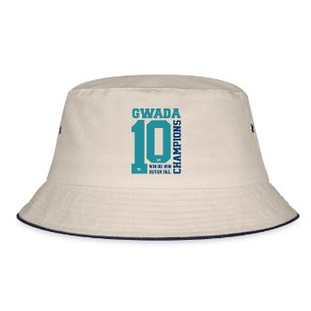 gwada2 - Bucket Hat - ecru/navy - Front