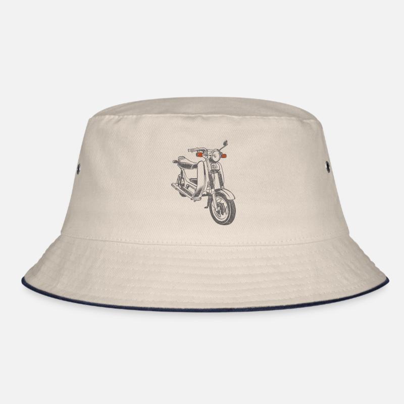 Simson SR50 SR80 - Bucket Hat - Natur/Navy