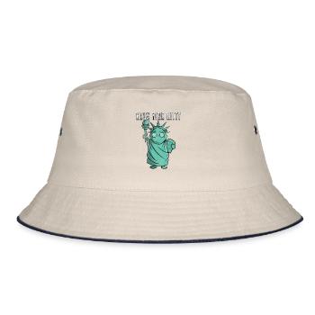 MEOW YORK KITTY - Bob - blanc cassé/bleu marine - Devant