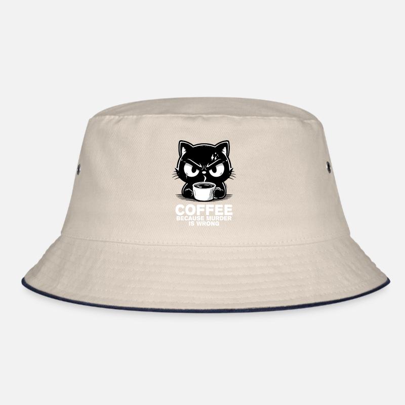 Murder is wrong (dark) Bucket Hat