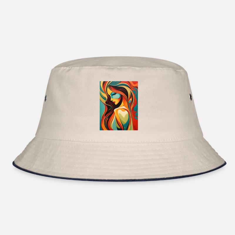 A beautiful abstract portrait Bucket Hat