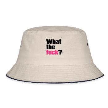 what the fuck? - Bob - blanc cassé/bleu marine - Devant