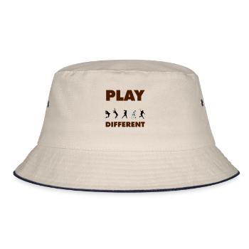 PLAY DIFFERENT - Bob - blanc cassé/bleu marine - Devant