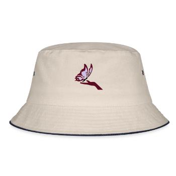 Butterfly Hand Zauber mariposa - Bucket Hat - Natur/Navy - Vorne