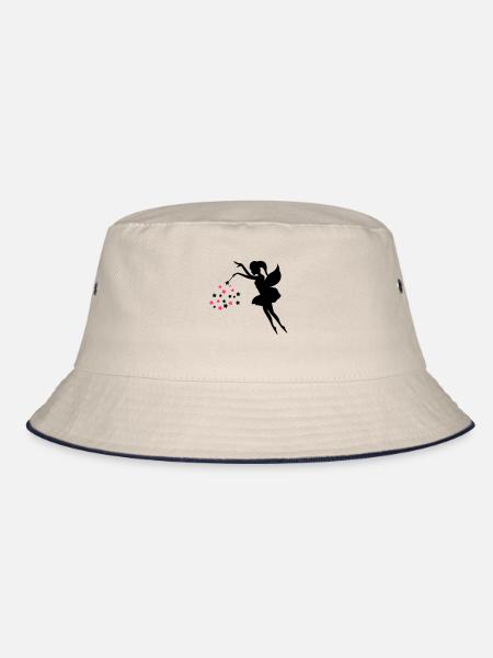 fee2 - Bucket Hat - Natur/Navy - Vorne