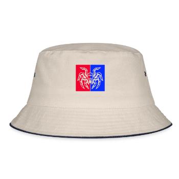 spider spider - Bucket Hat - ecru/navy - Front