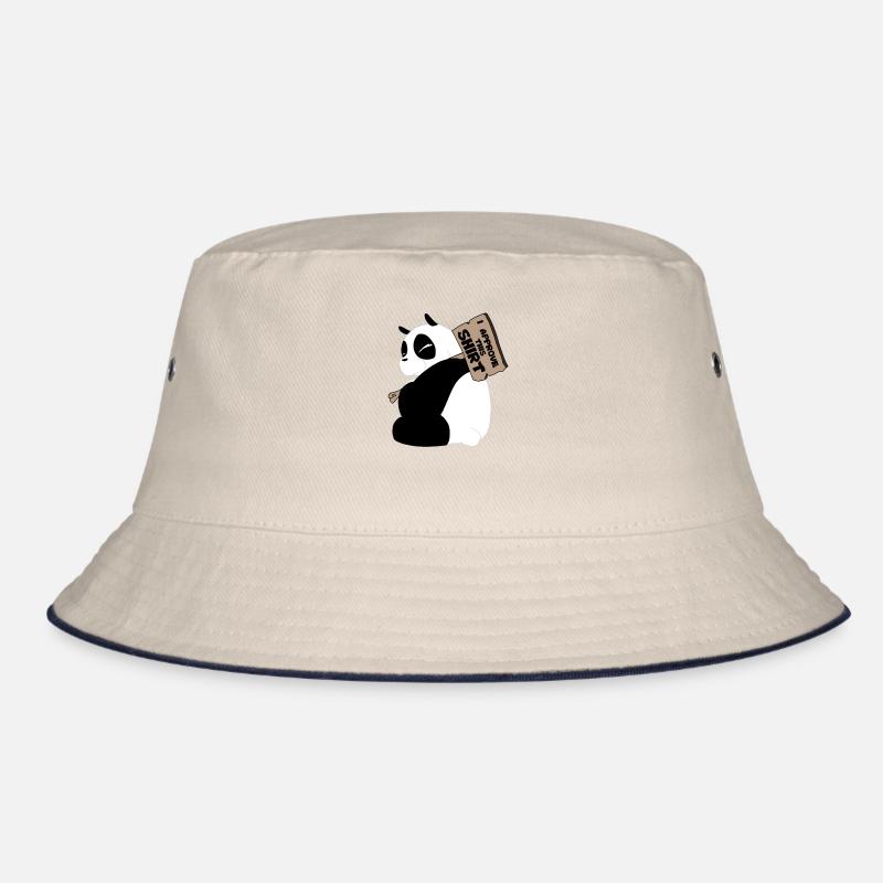 panda cool - Bob - blanc cassé/bleu marine