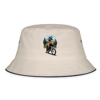 Descente express - Grizzly Power - Bob - blanc cassé/bleu marine - Devant