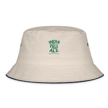 IPA INDIAN PALE - Bucket Hat - ecru/navy - Front