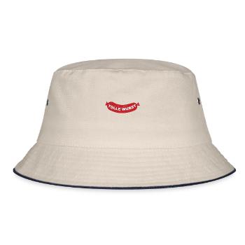 Great sausage - Bucket Hat - ecru/navy - Front