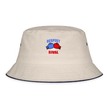 Boxing Gloves - Bucket Hat - ecru/navy - Front