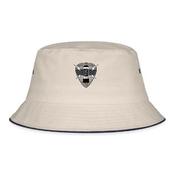 AMPLIFICA(U)TION - Bucket Hat - Natur/Navy - Vorne
