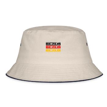 BERLIN BERLIN BERLIN GERMANY FLAG CAPITAL - Bucket Hat - ecru/navy - Front