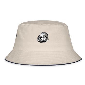 Trucks - Bucket Hat - ecru/navy - Front