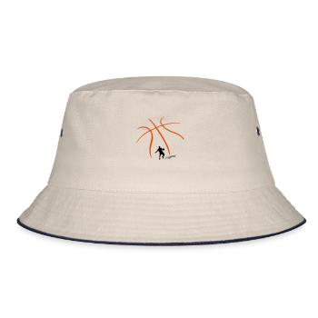 Basketball - Bucket Hat - ecru/navy - Front