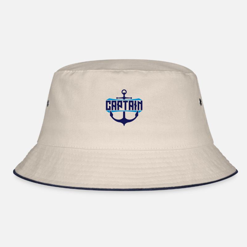 Captain Anker Text Bucket Hat