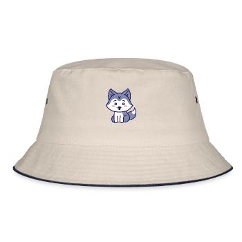 Loup - Bob - blanc cassé/bleu marine - Devant