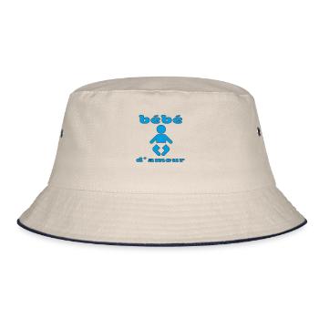 Bébé d'amour - Bob - blanc cassé/bleu marine - Devant