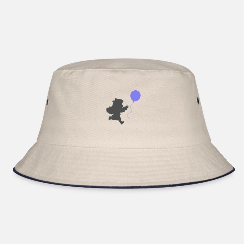 Mädchen mit einem Luftballon Bucket Hat