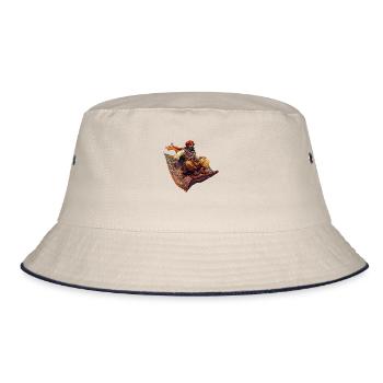 The Flying Carpet - Bucket Hat - ecru/navy - Front