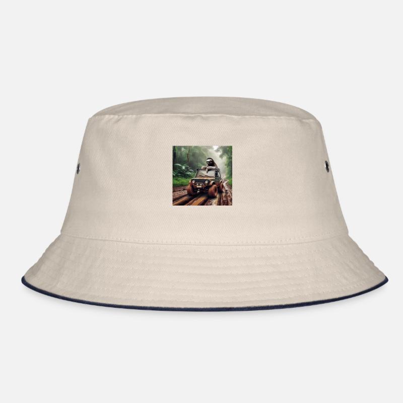 Faultier Wanderer 4x4 Bucket Hat