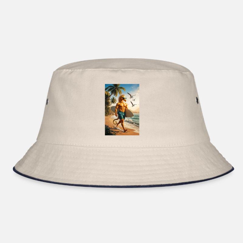 Surfer Humanoides Seepferdchen Bucket Hat