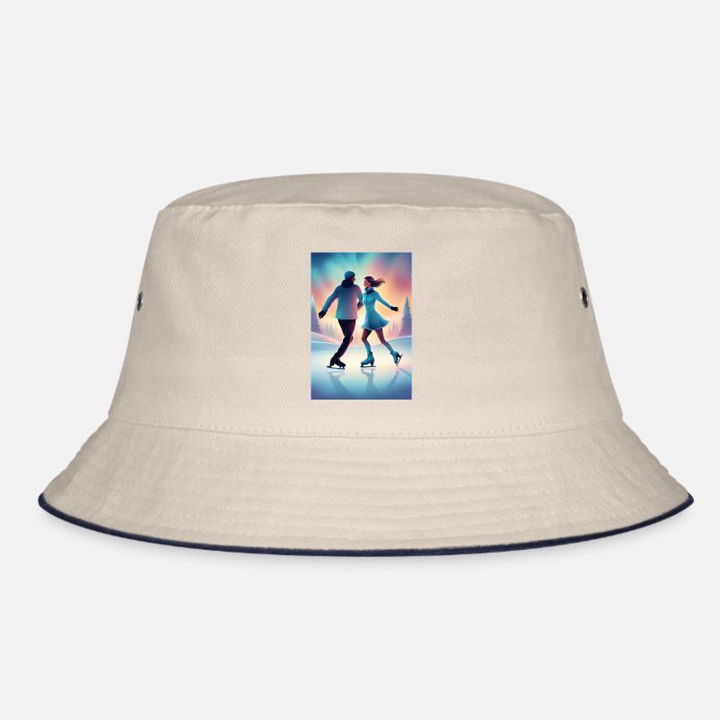 Süßes Eislaufpaar Bucket Hat