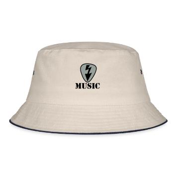 musique - Bob - blanc cassé/bleu marine - Devant
