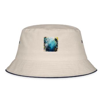 La plongée est une passion - Bob - blanc cassé/bleu marine - Devant