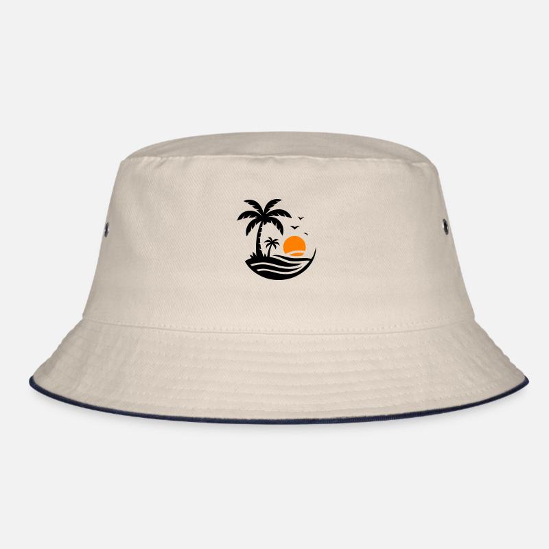 Palmen Strand Bucket Hat
