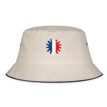 La France éclabousse de couleurs - Bob - blanc cassé/bleu marine - Devant
