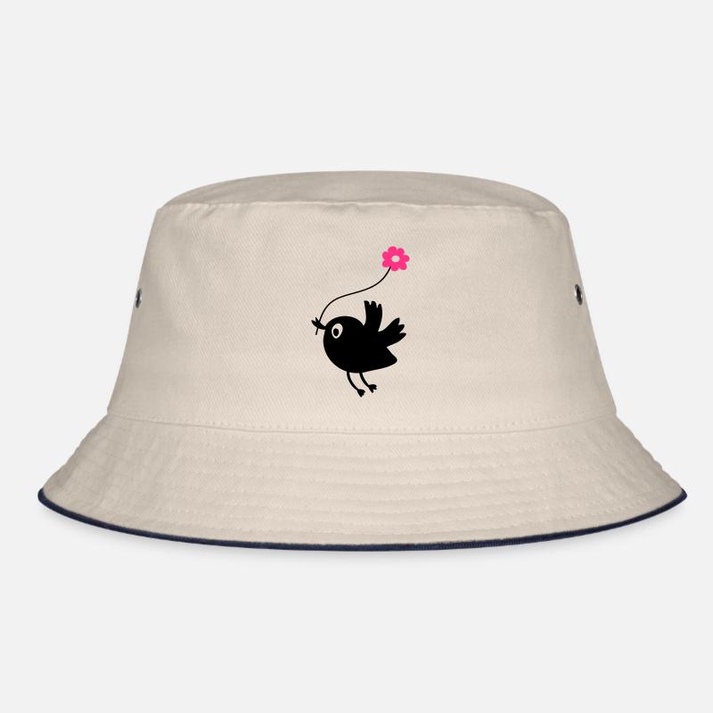 Oiseau de vol cale fleur Bob