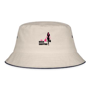 Queen Shopping Crown - Bob - blanc cassé/bleu marine - Devant