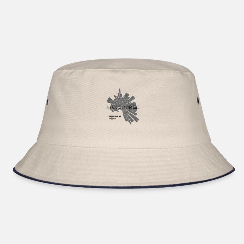 Melbourne Map Bucket Hat