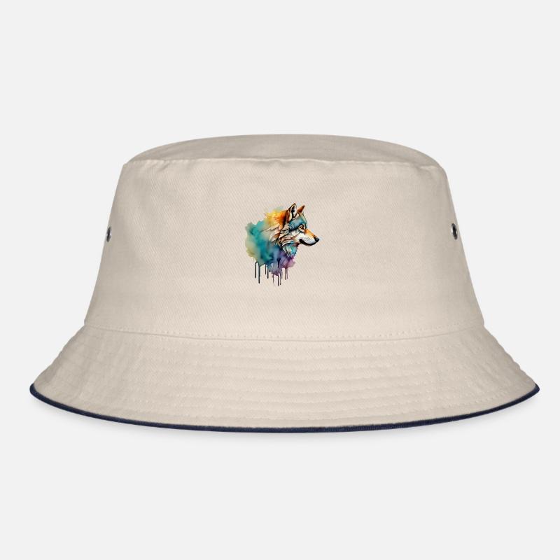 WOLF HEAD Bucket Hat